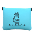 excors Cart Bag Magnetic ZT Mallet Putter Cover Blue Aqua （ゼロトルク用）