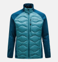 PeakPerformance Helium Down Hybrid Jacket Mens Hydro Fresh/Infinity Teel