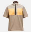 PeakPerformance 3L Short Sleeve Anorak  AVID BEIGE / BLAZING ORANGE