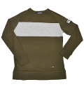 Tranvi TRCTB-014 Crew Neck Pullover Olive/Gray