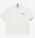 25AW  TFW49 HALF MOCKNECK WHITE