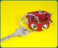Keyring_001X（13mm平尖鋲）キーリングだけの購入不可
