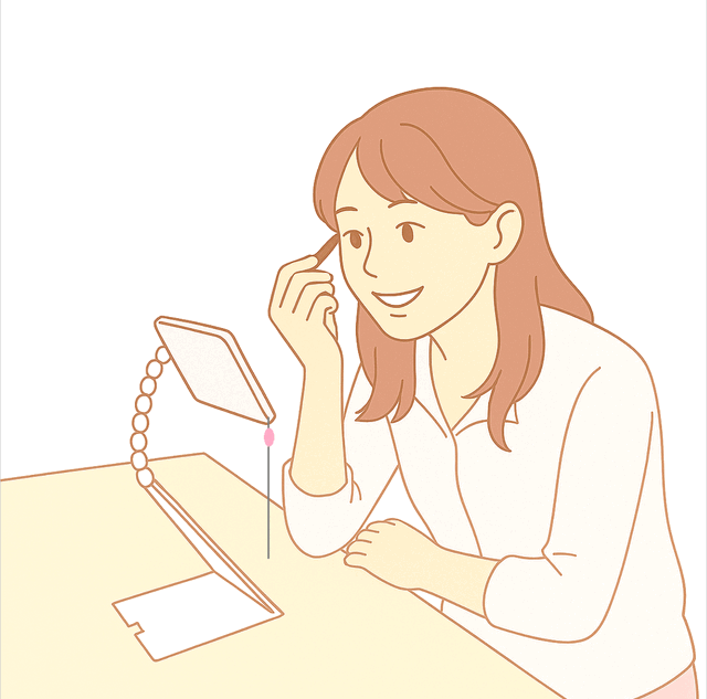 艶メイクHM(お化粧用補助ミラー) 送料込み価格 ネコポス発送(受取日、時間の指定、代引不可)