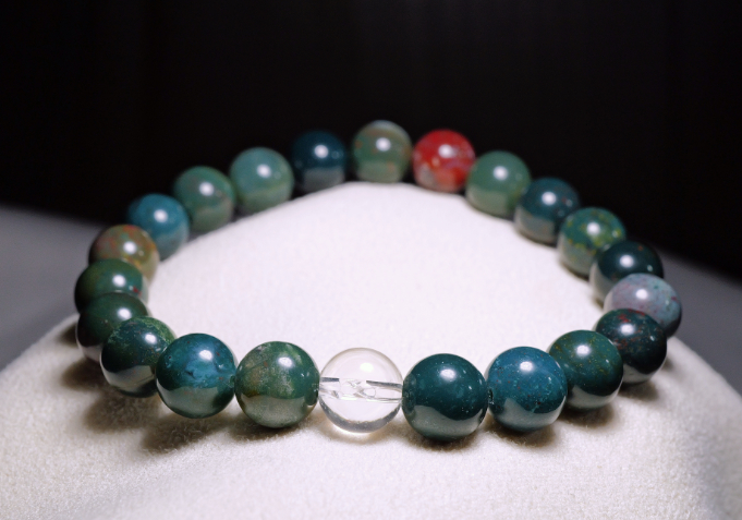 ハイパーエナジーブレス　ブラッドストーン　８ｍｍ