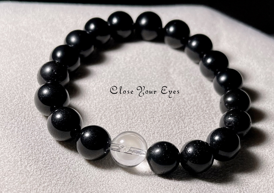 ハイパーエナジーブレスレット　テクタイト　１０ｍｍ