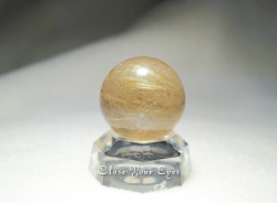 ブラジル産8m玉26個ルチルクォーツ 粒販売】ブラジル産 ルチルクォーツ 丸玉 8mm【1粒販売】 | 天然石専門