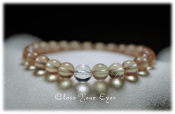 ７ｍｍエナジーブレス　チベタン オレンジ ラブラドライト　０１