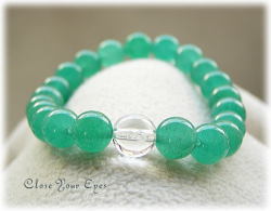 ハイパーエナジーブレス８ミリ定番　グリーンアベンチュリン