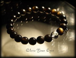 ハイパーエナジーブレスレット ゴールデン　オブシディアン  ８ｍｍ