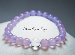 7.5mmエナジーブレス　グレープカルセドニー　０１　オンリーワンブレス