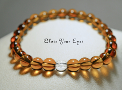 ６ｍｍエナジーブレス　シトリン　０１　オンリーワンブレス