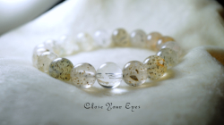 １０ｍｍエナジーブレス　 ドットマイカクォーツ　０２　オンリーワンブレス