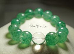 １４ｍｍエナジーブレス　フックサイトinクォーツ　ジャンボブレス　オンリーワンブレス