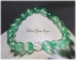 ８mmエナジーブレス　フックサイトinクォーツ　０２　オンリーワンブレス