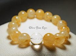 12mmエナジーブレス 金のルチルクォーツ 14 オンリーワンブレス