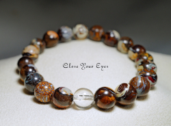 ８ｍｍエナジーブレス　ボルダーオパール　０１　オンリーワンブレス