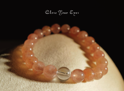 ８mmエナジーブレス　アフリカン・ストロベリークォーツ　０２　オンリーワンブレス