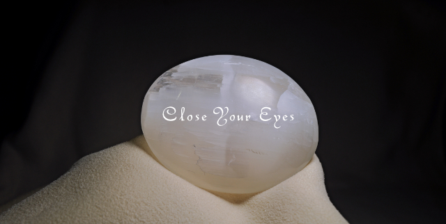 セレナイト　磨き石