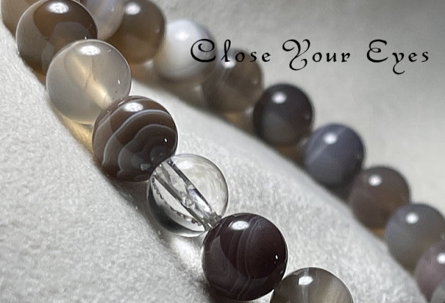 ハイパーエナジーブレスレット　ボツワナメノウ