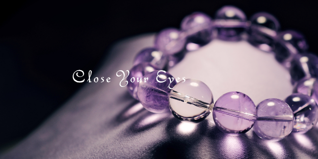 １４ｍｍエナジーブレス　高品質ラベンダーアメシスト　オンリーワンブレス