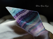 中国産レインボーフローライト　原石　０４