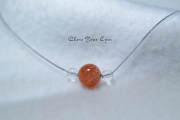 ハイパージュエリーネックレス　サンストーン