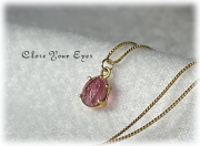 Licco　ピンクトルマリン　ネックレス　ジュエリーカット　１７