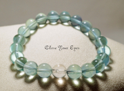 ９ｍｍエナジーブレス　ブルーフローライト　０２　オンリーワンブレス