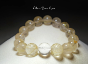 １２ｍｍエナジーブレス　金のルチルクォーツ　０２　オンリーワンブレス