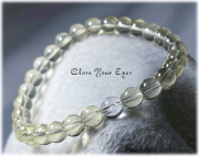 6mmエナジーブレス　リビアンガラス　０３　Only1ブレス