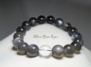 １０ｍｍエナジーブレス　グレームーンストーン　オンリーワンブレス