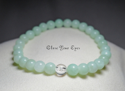 ６ｍｍエナジーブレス　グリーンムーンストーン　０２　オンリーワンブレス