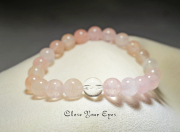 ８ｍｍエナジーブレス　アプリコットモルガナイト　０１　オンリーワンブレス