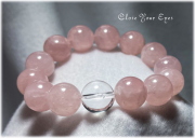 １４ｍｍエナジーブレス　ローズクォーツ　０１　オンリーワンブレス