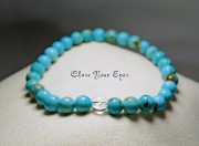 ６ｍｍエナジーブレス　キングマン　ターコイズ　０３　オンリーワンブレス