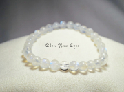 ６ｍｍエナジーブレス　ホワイトラブラドライト　０１　オンリーワンブレス