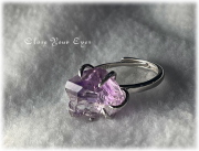 オンリーワンリング　原石シリーズ　アメシスト