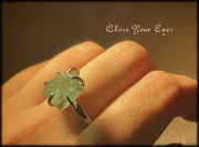 オンリーワンリング　原石シリーズ　イングリッシュフローライト　０２