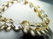 ８mmエナジーブレス　金のルチルクォーツ　レアな石達