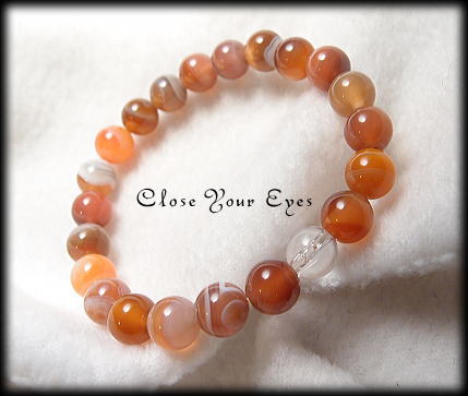 ハイパーエナジーブレスレット ボツワナめのう SＣ ８ｍｍ