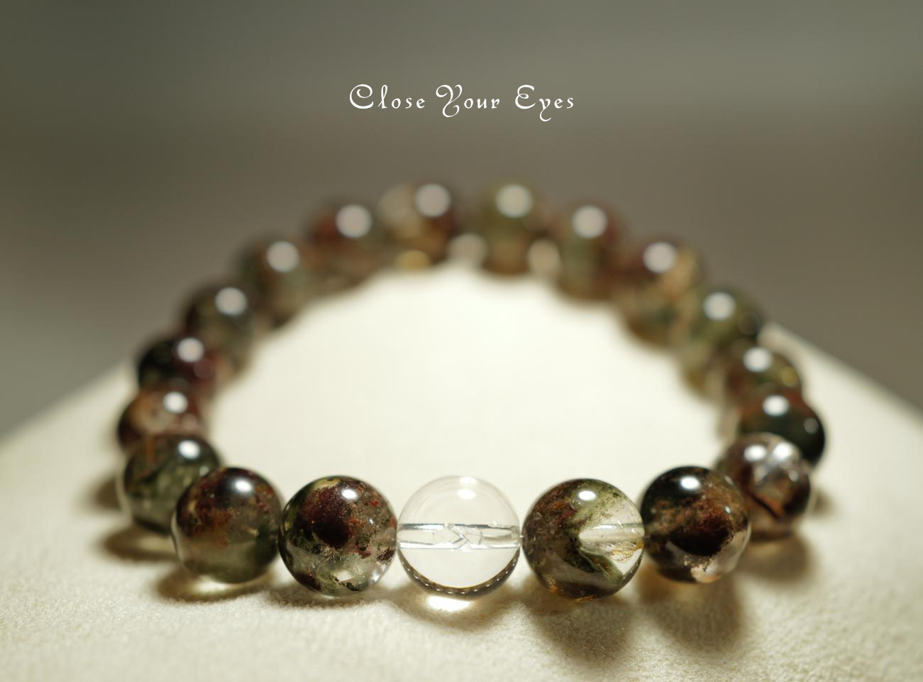 １０ｍｍエナジーブレス　ガーデンクォーツ　０１　オンリーワンブレス