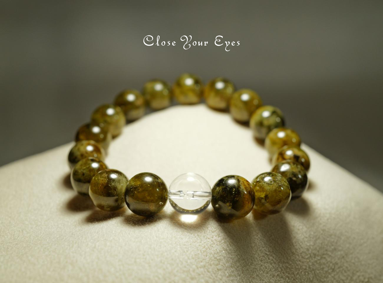 １０ｍｍエナジーブレス　グリーンガーネット　０１　オンリーワンブレス