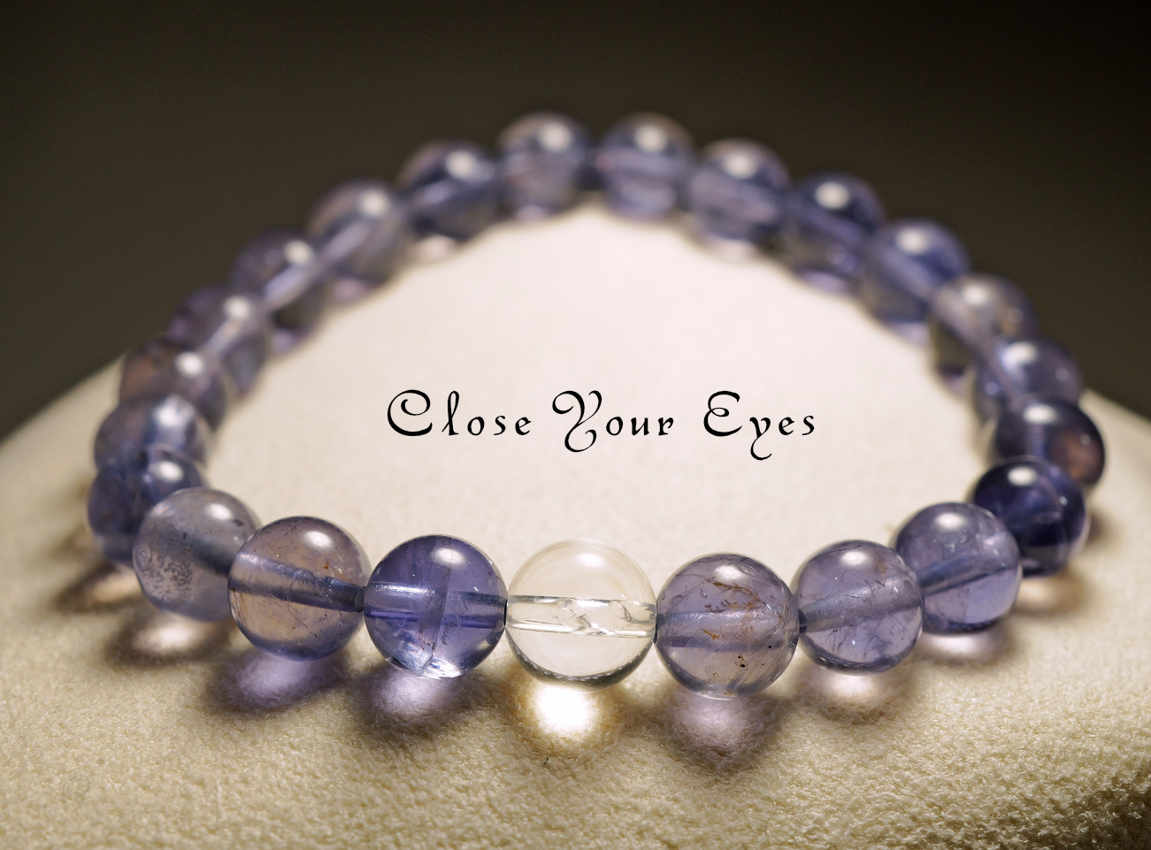 ８ｍｍエナジーブレス　アイオライト　０１　オンリーワンブレス