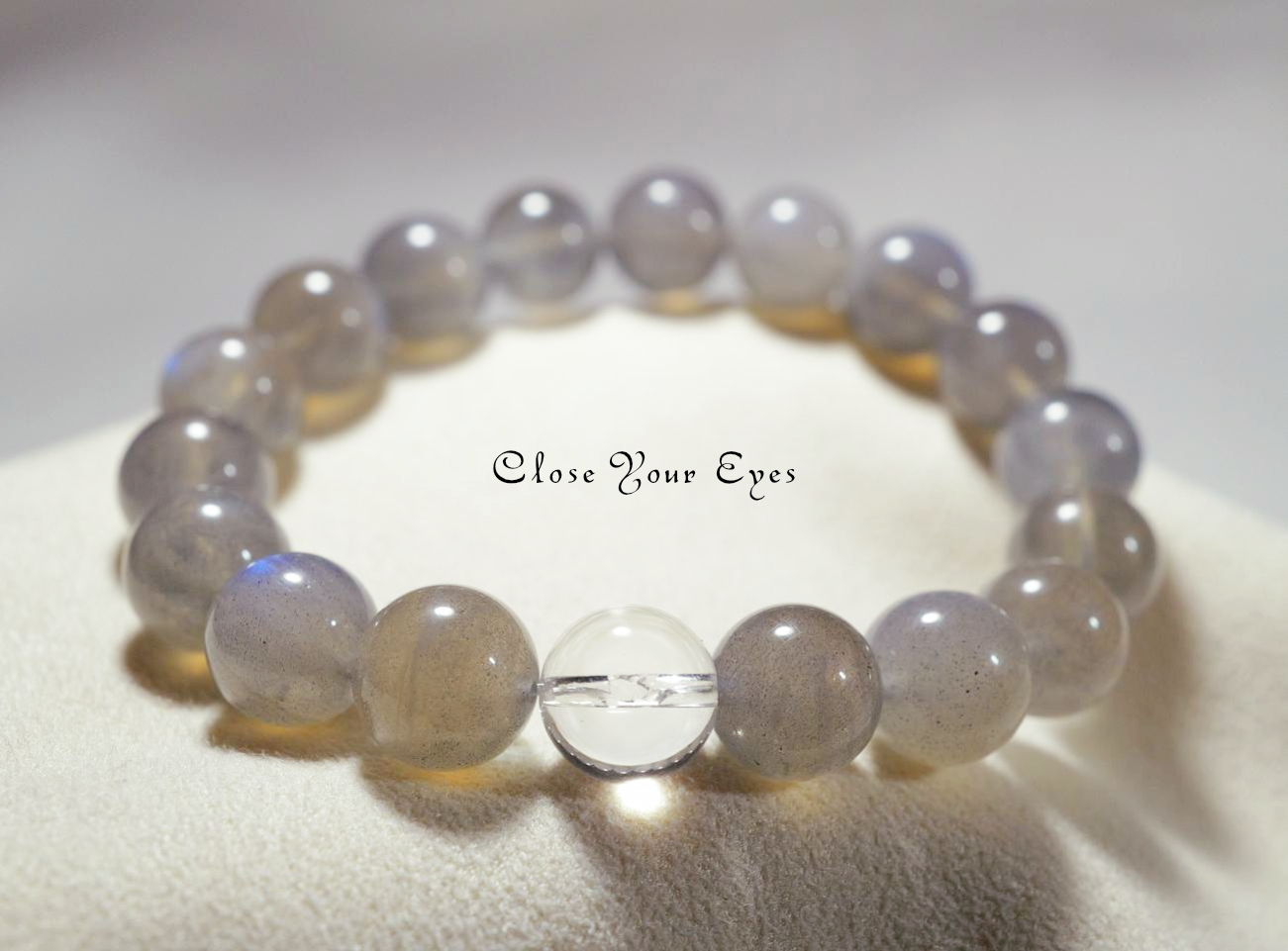 １０ｍｍエナジーブレス　ラブラドライト　０２　オンリーワンブレス