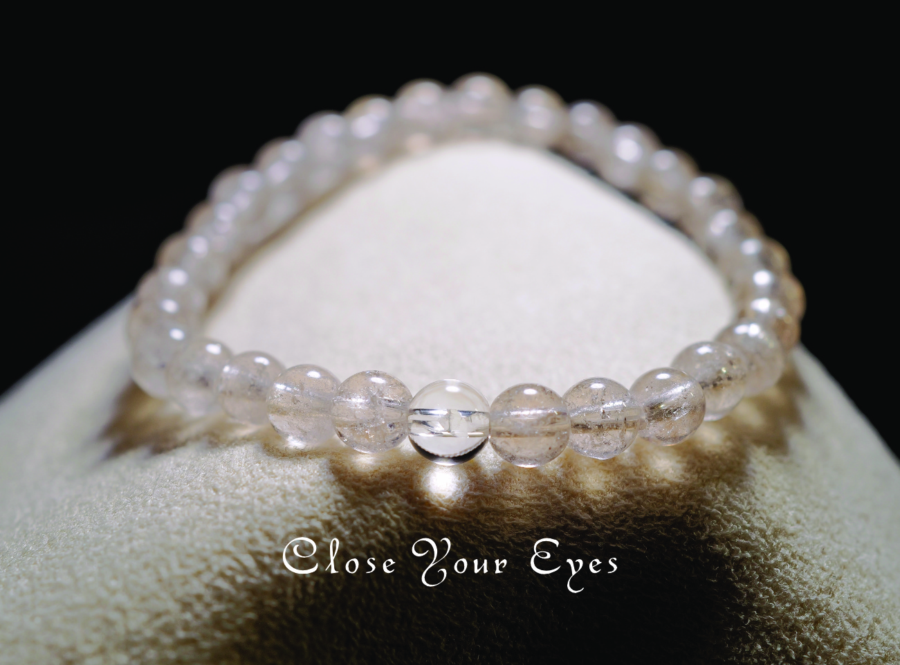 ６ｍｍエナジーブレス　ゴールデンレムリアンクォーツ　０１　オンリーワンブレス