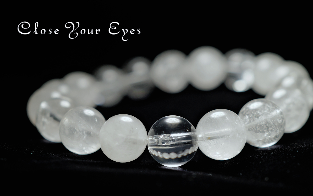 10mmエナジーブレス ヒマラヤ・マニカラン水晶 01 オンリーワン