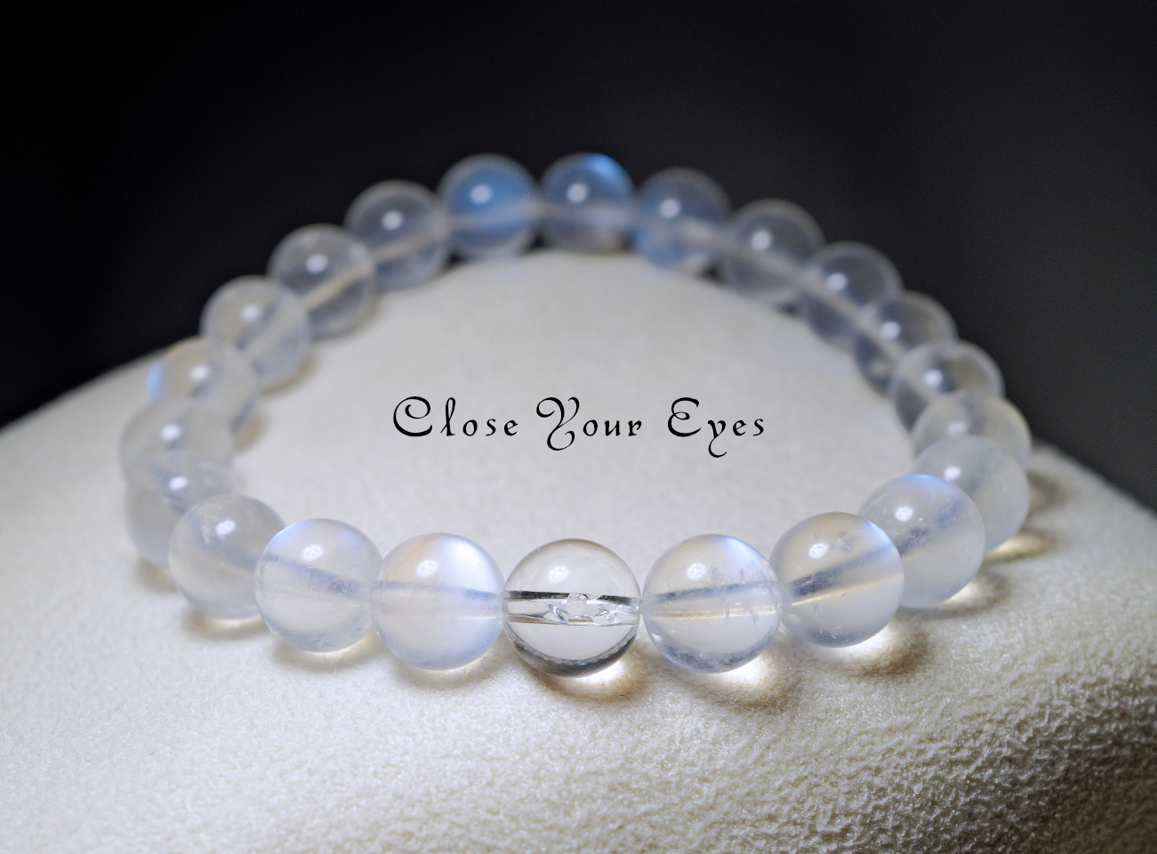 ８ｍｍエナジーブレス　ブルームーンストーン　０１　オンリーワンブレス