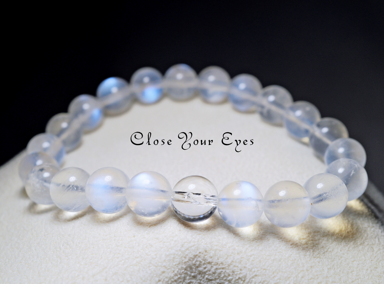 ８ｍｍエナジーブレス　ブルームーンストーン　０２　オンリーワンブレス