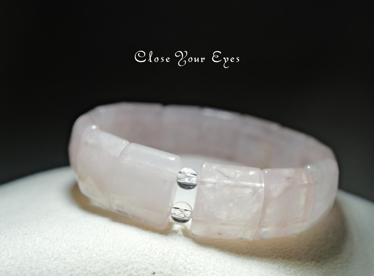 エナジーバングルブレス　ローズクォーツ　０２　オンリーワンブレス