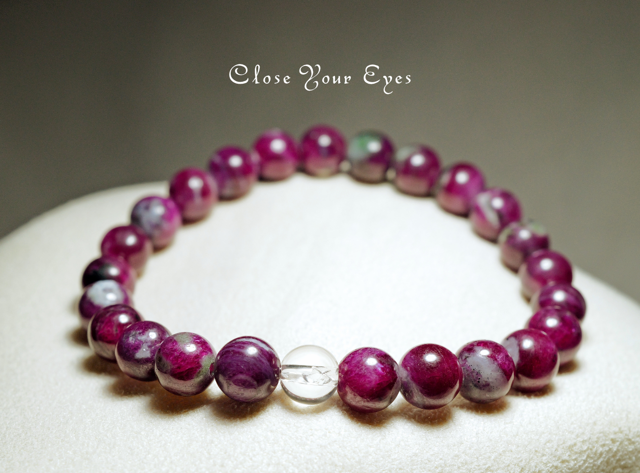 ７ｍｍエナジーブレス　ルビー　０２　オンリーワンブレス